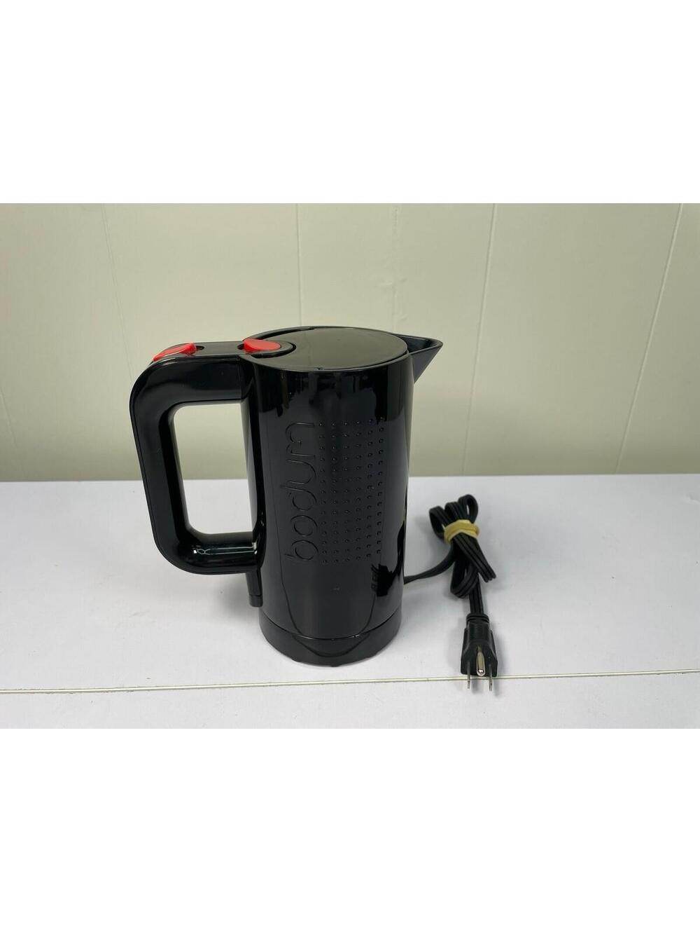 Bodum Bistro Electric Water Kettle 0.5L Black Red Model 11451 Tested